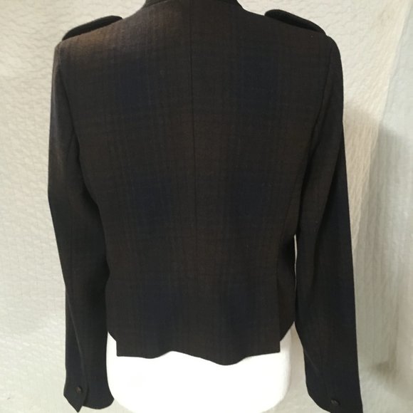 American Eagle Outfitters cropped plaid jacket - Picture 4 of 8